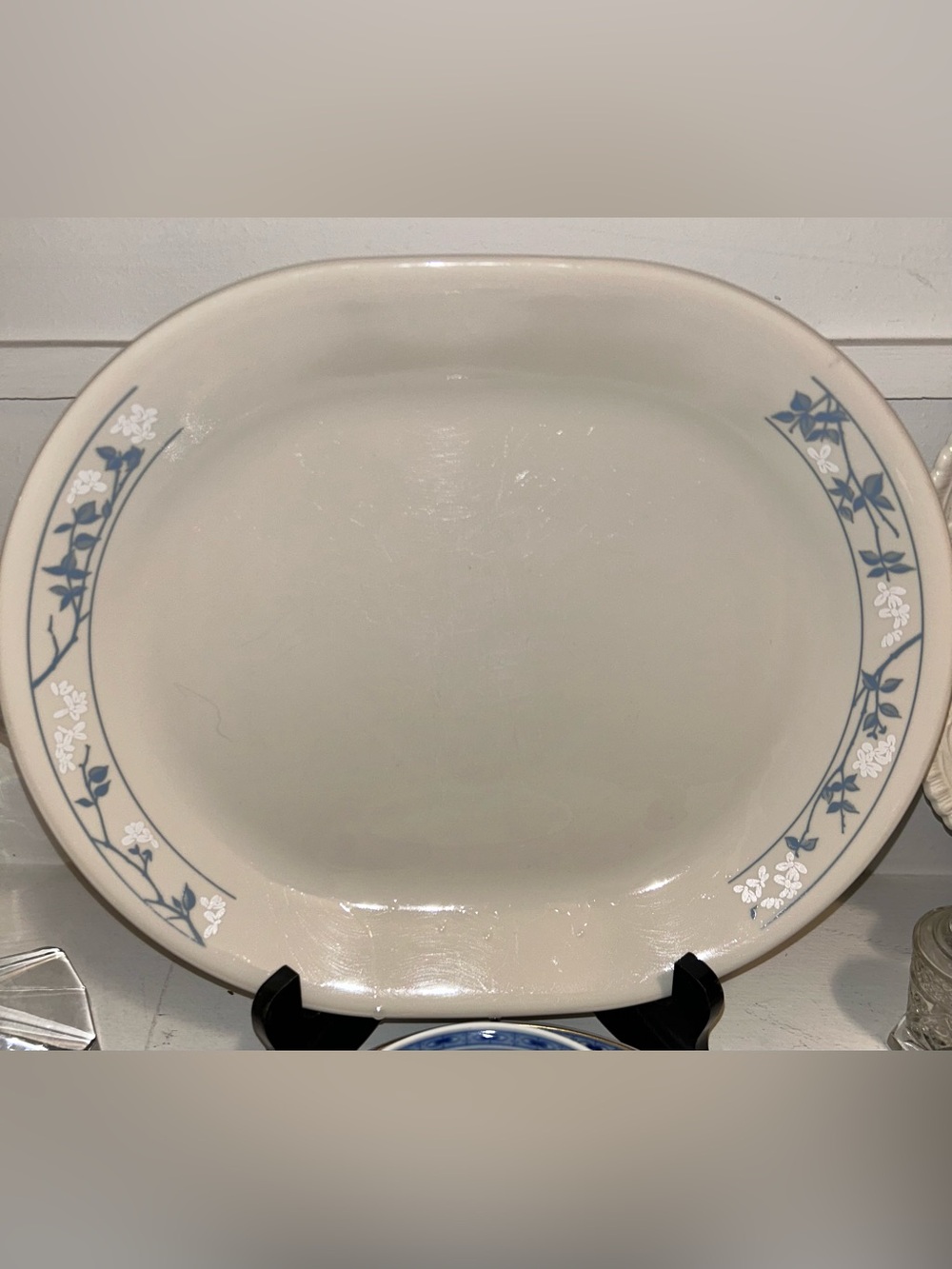 Vintage Corelle First of Spring oval serving platter